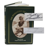 Sam Snead Twice-Signed Ltd Ed The Education Of A Golfer Book JSA ALOA