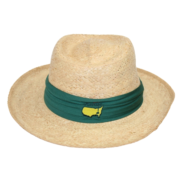 Masters Tournament Biltmore Straw Hat with Pine Green Band - L/XL