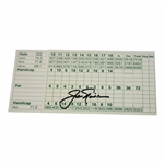 Jack Nicklaus Signed Atlanta Country Club Official Scorecard JSA ALOA