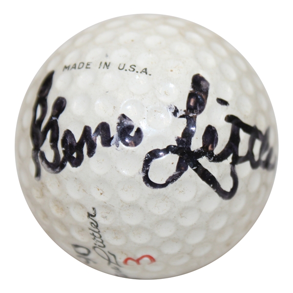 Gene Littler Signed Ram 90 Gene Littler 3 Golf Ball JSA ALOA