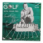 Arnold Palmer Signed 1958 Easy Golf With Your Pro Instructional Vinyl Record JSA ALOA