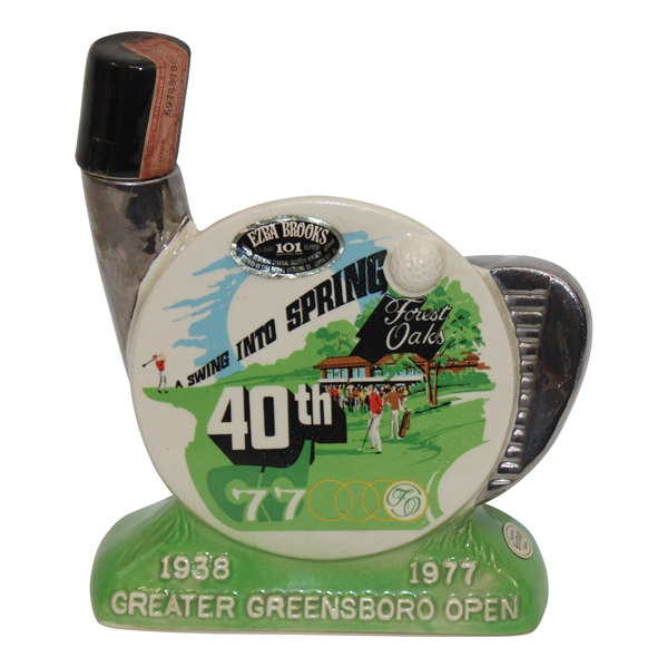 1938-1977 Greater Greensboro Open Swing Into Spring Decanter