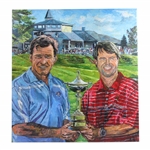 2008 Ryder Cup Captains Paul Azinger & Nick Faldo Print