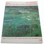 1967 US Open at Baltusrol Program - Nicklaus Win