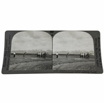 Enjoying Golf in Anchorage, Alaska Keystone View Company Stereo View Card 1082