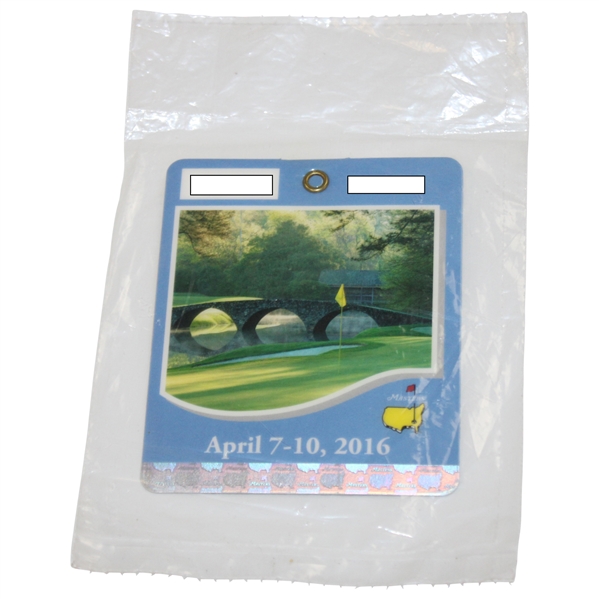 2016 Masters Tournament SERIES Badge in Unopened Package - Danny Willett Winner