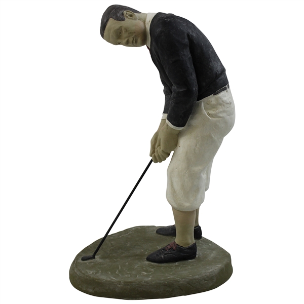 Large Bobby Jones by Austin Sculpture Hand Painted Golfing Figure