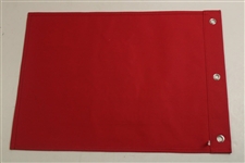 John Daly Signed St Andrews Red Embroidered Flag JSA ALOA