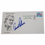 Arnold Palmer Signed 1989 Arnold Palmer Station The Legend Cachet - Blue JSA ALOA