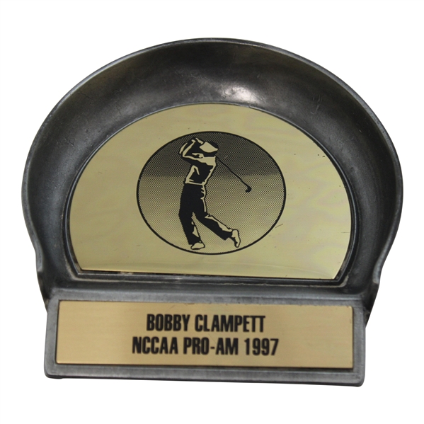 Bobby Clampetts 1997 NCCAA Pro-Am Pewter Putting Cup 