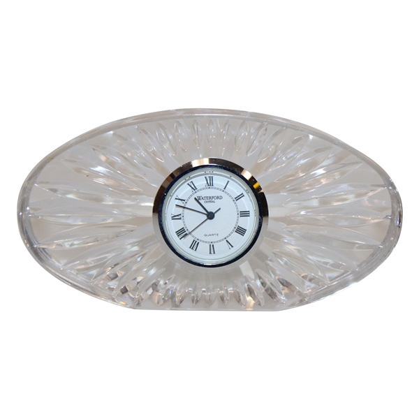 Bobby Clampetts Waterford Crystal Quartz Desk Clock