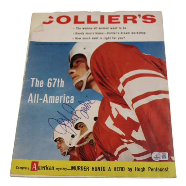 John Brodie Signed 1956 Colliers Magazine - December BAS #BP64810