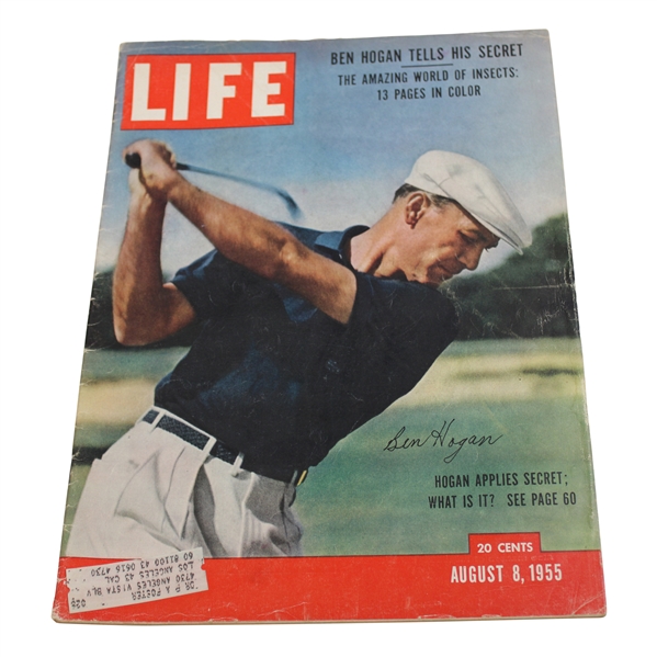 Ben Hogan Signed 1955 LIFE Oversize Magazine - August 8th JSA ALOA