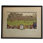 Bobby Jones Winning the British Open at St. Andrews Ltd Edition Currier & Ives Print - Framed