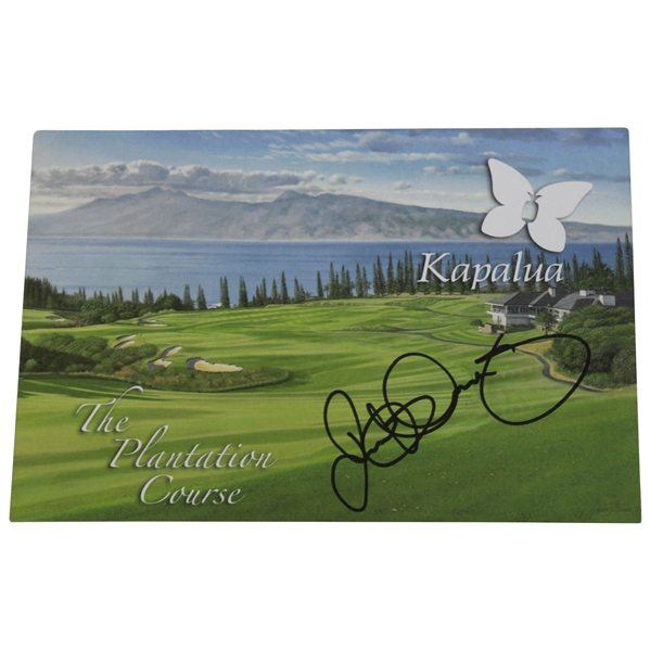 Rory McIlroy Signed Kapalua The Plantation Course Scorecard JSA ALOA