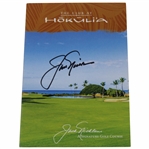 Jack Nicklaus Signed The Club at Hokulia Scorecard A Signature Golf Course JSA ALOA