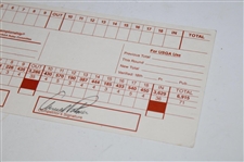 Arnold Palmer Signed 1993 Us Senior Open Scorecard JSA ALOA