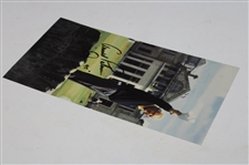 Arnold Palmer Signed Photo With Open 95 JSA ALOA