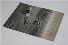 Arnold Palmer Signed Magazine Page JSA ALOA