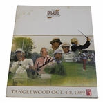 Arnold Palmer Signed RJR Senior Championship Program JSA ALOA