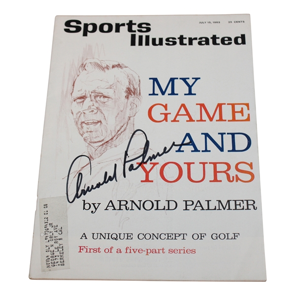 Arnold Palmer Signed 1963 Sports Illustrated Magazine - July JSA ALOA