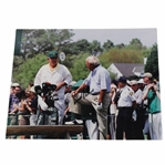 Arnold Palmer Signed On Augusta Tee Box 11x14 Photo JSA ALOA