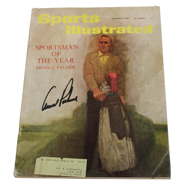 Arnold Palmer Signed 1961 Sports Illustrated Magazine - January JSA ALOA