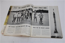 Astronaut Alan Shepard Signed 1961 LIFE 'Astronaut First Team' Oversize Magazine JSA ALOA