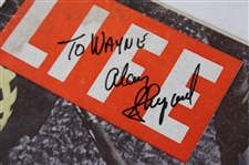 Astronaut Alan Shepard Signed 1961 LIFE 'AOK! The U.S. Is In Space' Oversize Magazine JSA ALOA