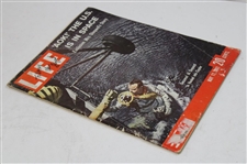 Astronaut Alan Shepard Signed 1961 LIFE 'AOK! The U.S. Is In Space' Oversize Magazine JSA ALOA
