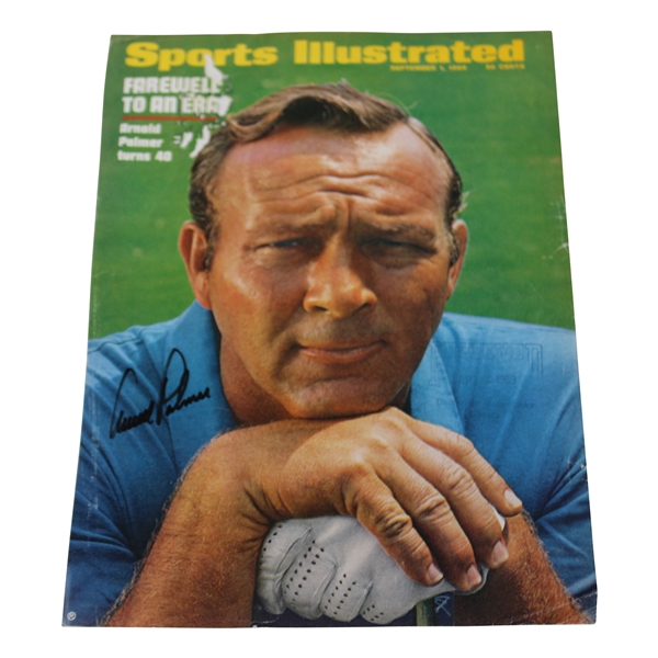Arnold Palmer Signed 1969 Sports Illustrated Cover Only - September JSA ALOA