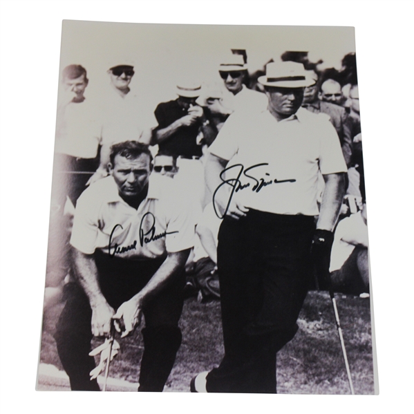 Arnold Palmer & Jack Nicklaus Signed Photo JSA ALOA