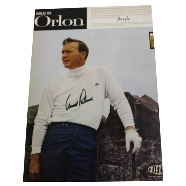 Arnold Palmer Signed 1966 Golf Illustrated Magazine Cover Only - November JSA ALOA