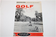 Arnold Palmer Signed 1966 Golf Illustrated Magazine Cover Only - November JSA ALOA