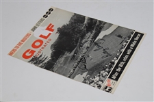 Arnold Palmer & Billy Casper Signed Golf Illustrated Magazine Cover Only JSA ALOA