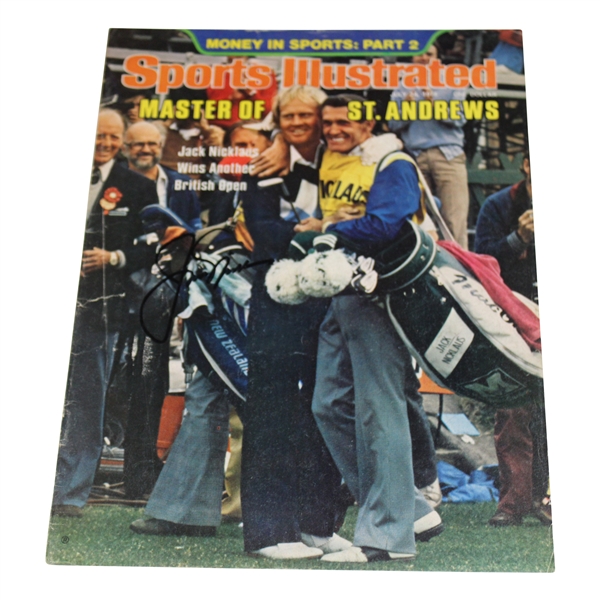 Jack Nicklaus Signed 1978 Sports Illustrated Cover Only - July JSA ALOA