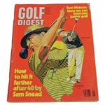 Sam Snead Signed 1978 Golf Digest Magazine - May JSA ALOA