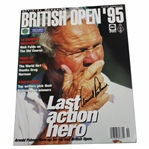 Arnold Palmer Signed 1995 British Open Official Magazine JSA ALOA