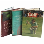 Three (3) Golf Instructional Books - How to Play Golf, A Womans Way… & Dave Pelzs Damage Control