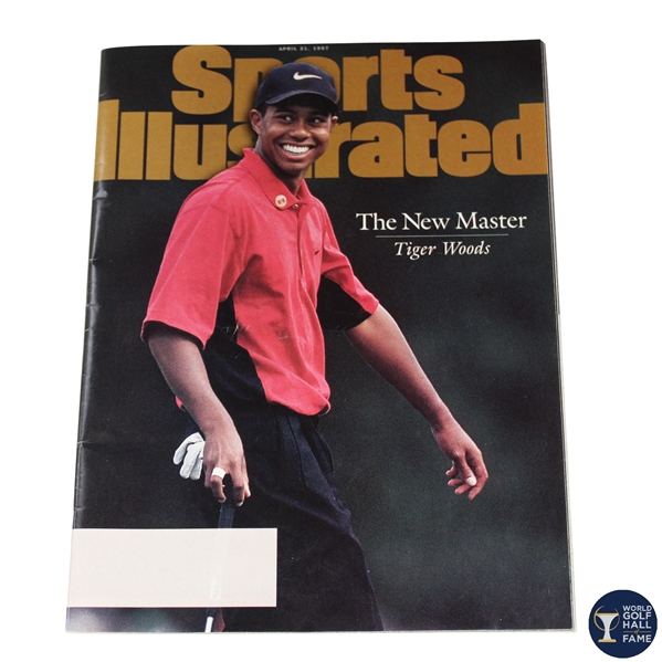 1997 The New Master Tiger Woods Sports Illustrated Magazine Issue - April