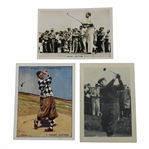 Three (3) Assorted Tobacco Golf Cards Wills, Ardath, And African