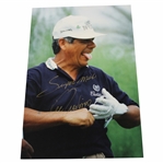 Lee Trevino Signed Taking Off Golf Glove 8x12 Photo w/Super Mex JSA ALOA