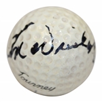 Tom Weiskopf Signed MacGregor Tourney 100 Tom Weiskopf Logo Golf Ball JSA ALOA