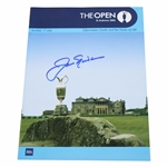 Jack Nicklaus Signed 2005 The Open at St Andrews Old Course Sunday Pairing Guide JSA ALOA