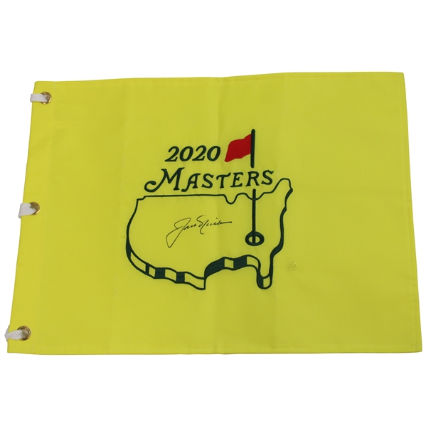 Jack Nicklaus Signed 2020 Masters Embroidered Flag JSA ALOA