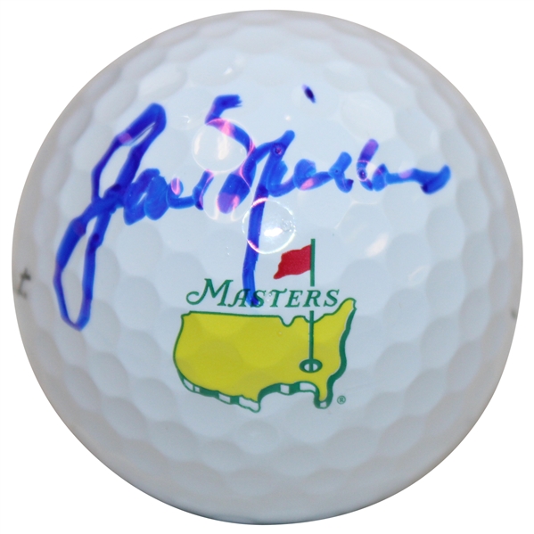 Jack Nicklaus Signed Titleist 1 Masters Logo Golf Ball JSA ALOA