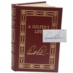 Arnold Palmer Signed 1999 A Golfers Life Deluxe Ltd Ed Book #203/2500 w/Card JSA ALOA