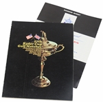 1967 Ryder Cup Golf Matches at Champions Golf Club Official Program w/Pairing Sheet