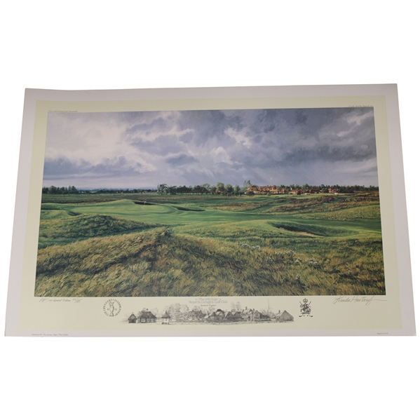 The 17th Hole Royal St. Georges Golf Club Limited Edition AP #45/85 Print By Linda Hartough