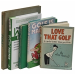 Five (5) Books - Fore, The Wow Factor, Golf is Madness, Love That Golf, & The Truth About Golf & Other Lies